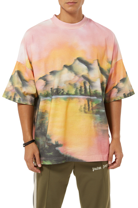 Mountain Print T-Shirt